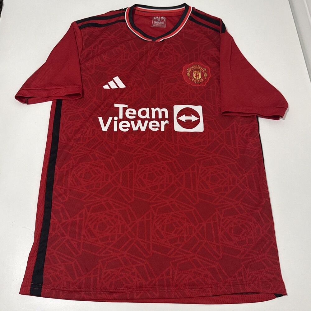 Adidas Manchester United Jersey Amrabat #4 Red Home 2023-24 Women’s 2XL